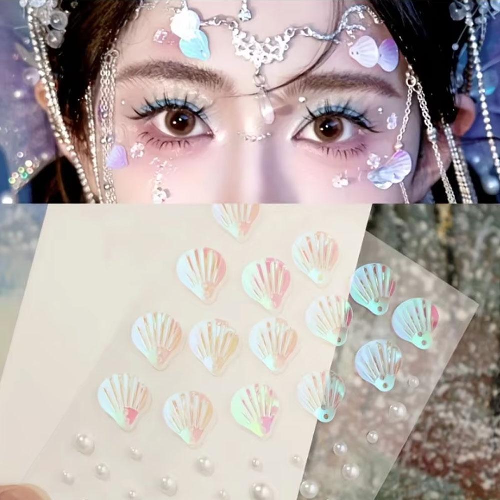 1Sheet Iridescent Shell Mixed  - Body Jewelry Retainers 评论和价格