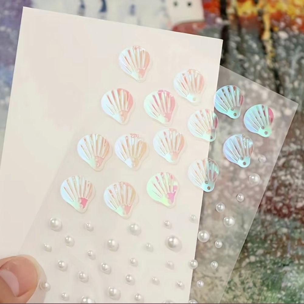 1Sheet Iridescent Shell Mixed  - Body Jewelry Retainers 评论和价格