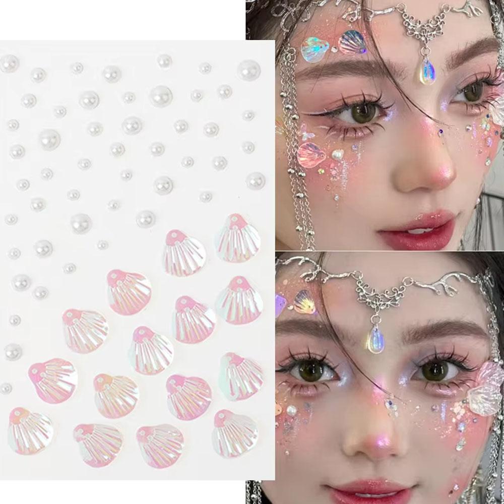 1Sheet Iridescent Shell Mixed  - Body Jewelry Retainers 评论和价格