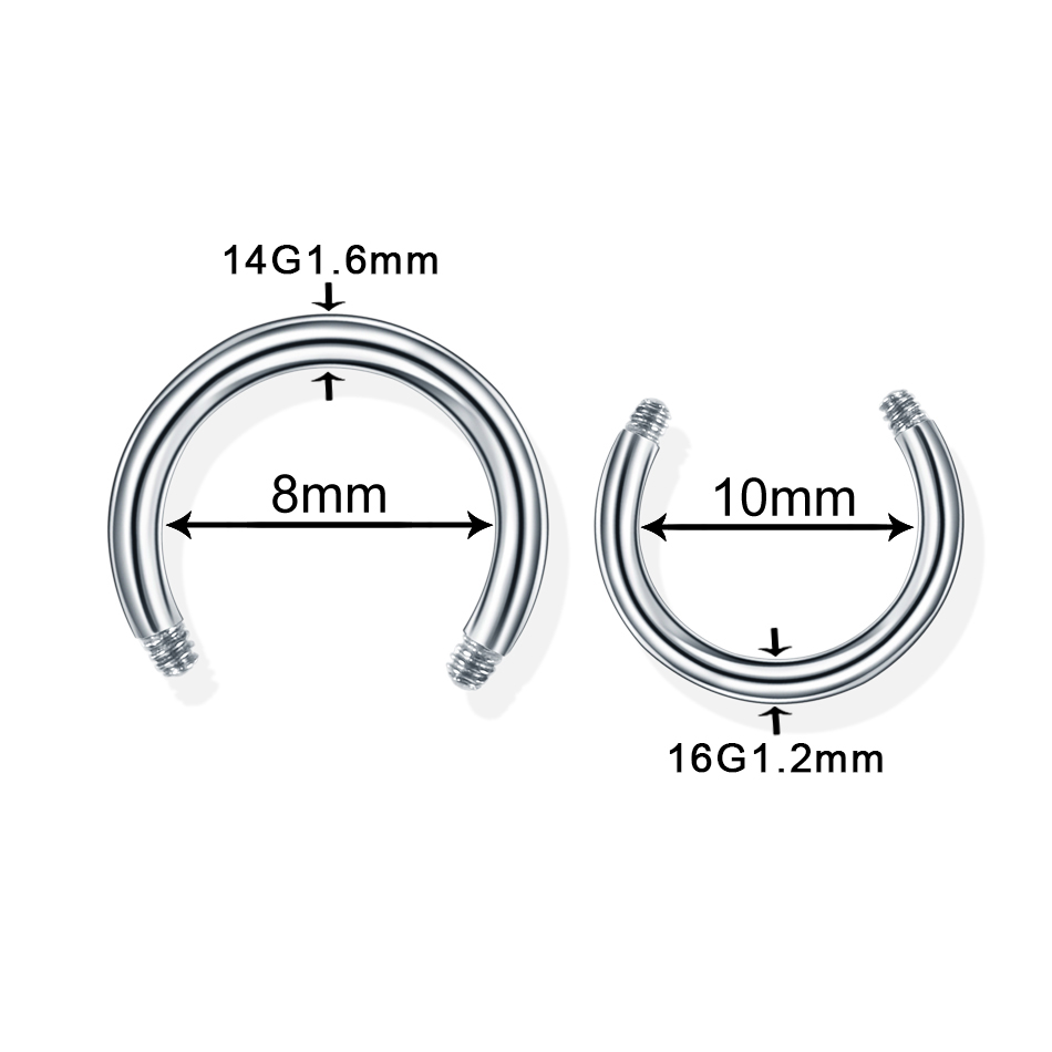 100pcs/lot Steel Earring Barbe - Body Jewelry Replacement Ball 评论和价格