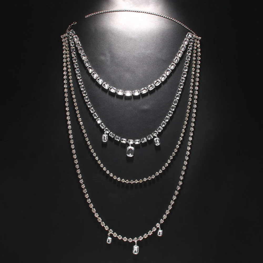 Shine Rhinestone Long Tassel B - Body Jewelry Retainers 评论和价格